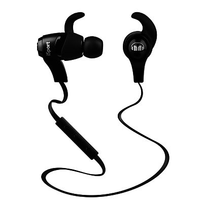 Monster® iSport Bluetooth In-Ear Headphones with Mic/Remote, Black